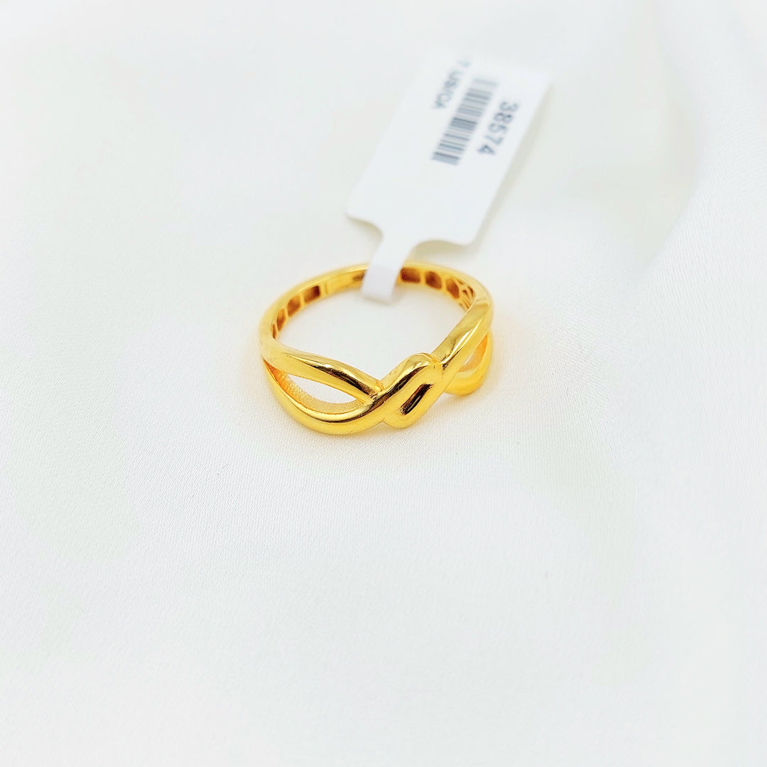 21K Gold Infinity Ring