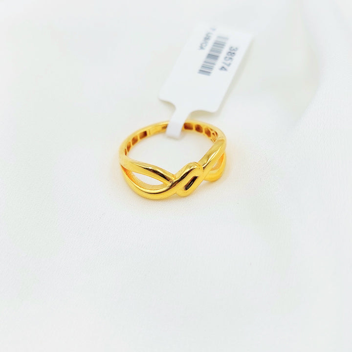 21K Gold Infinity Ring