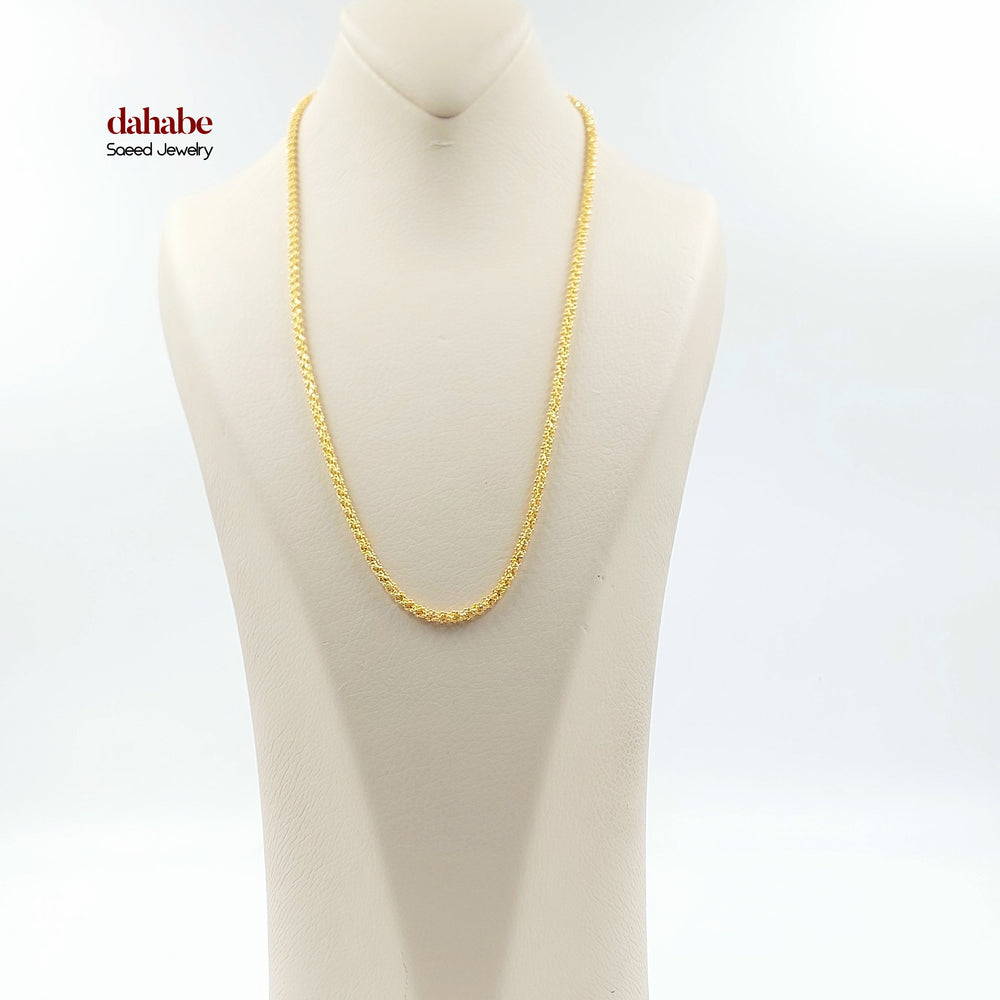 21K سنسال فانسي 4mm-مجوهرات الشيخ سعيد-Saeed Jewelry 