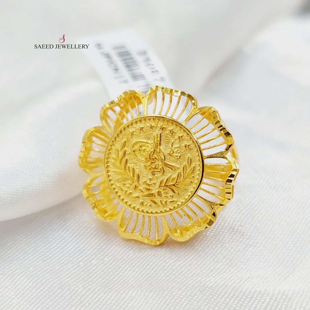 21K Gold Rashadi Ring by Saeed Jewelry - Image 1