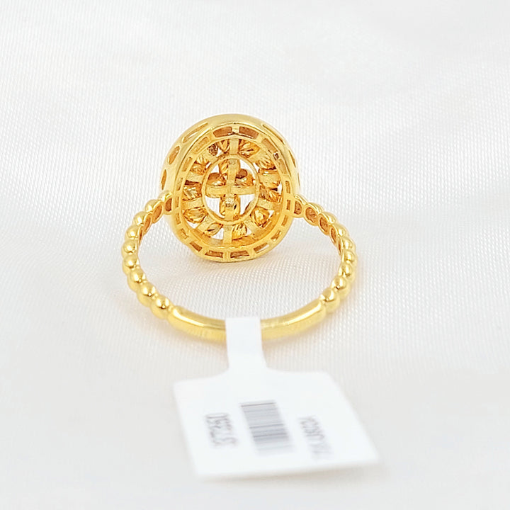 Deluxe Balls Ring Made of 21K Gold by Saeed Jewelry 