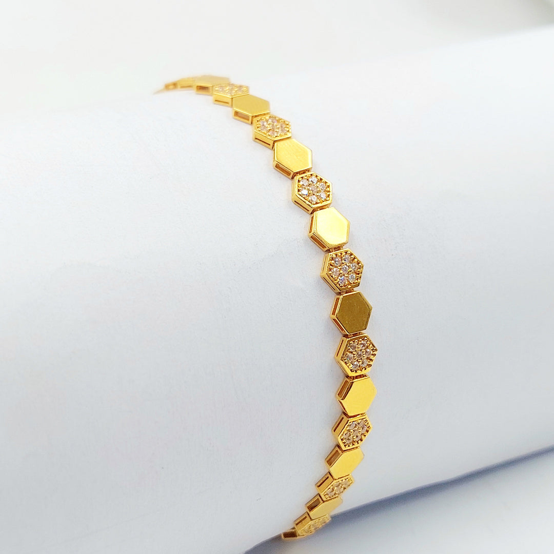 Zircon Studded Deluxe Bracelet