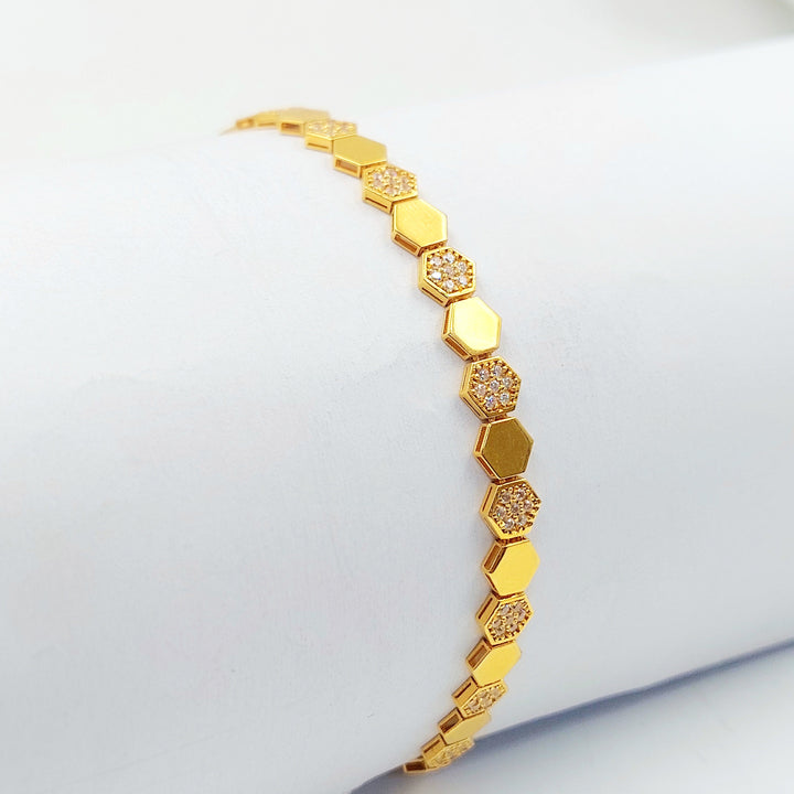Zircon Studded Deluxe Bracelet