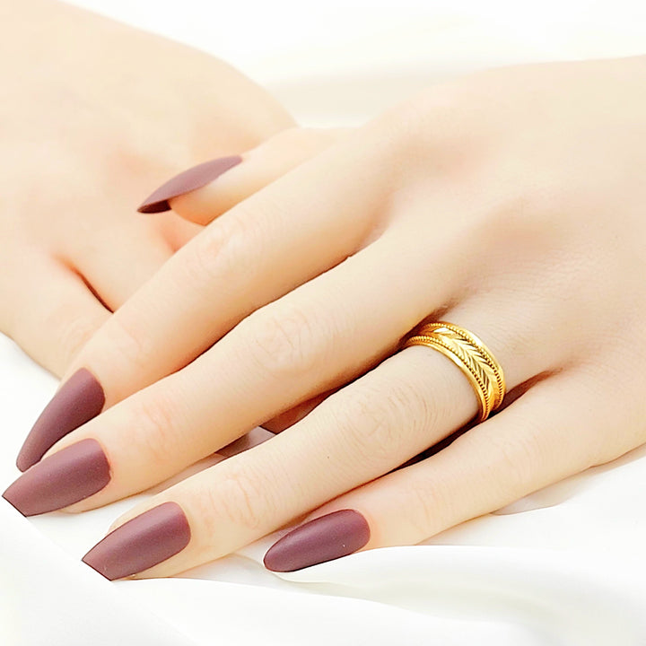 CNC Arrow Wedding Ring