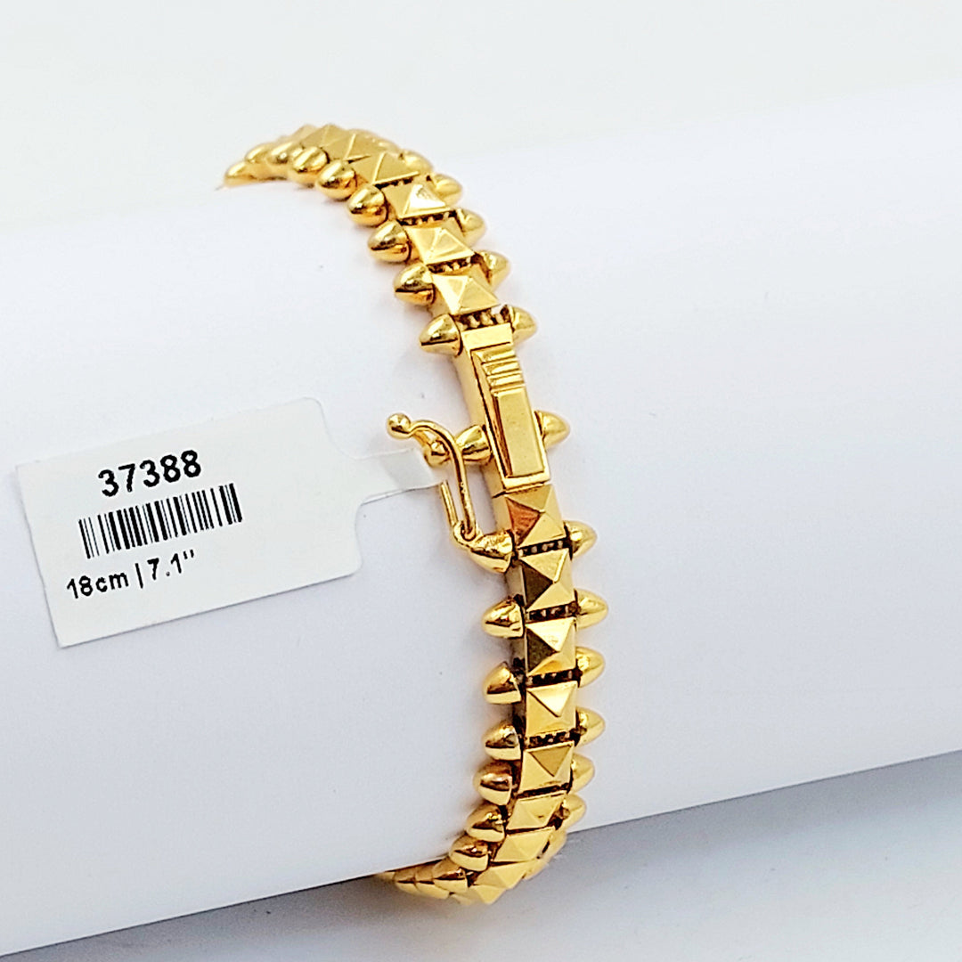 Deluxe Bracelet Made of 21K Gold by Saeed Jewelry 