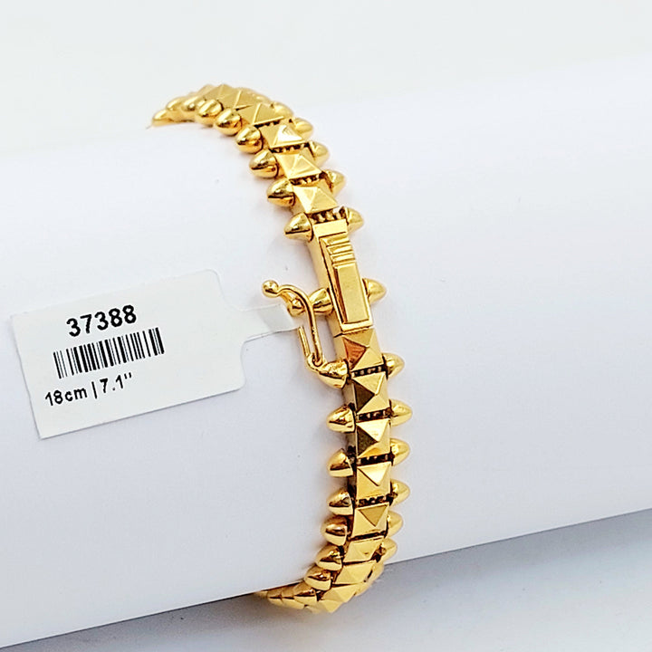 Deluxe Bracelet Made of 21K Gold by Saeed Jewelry 