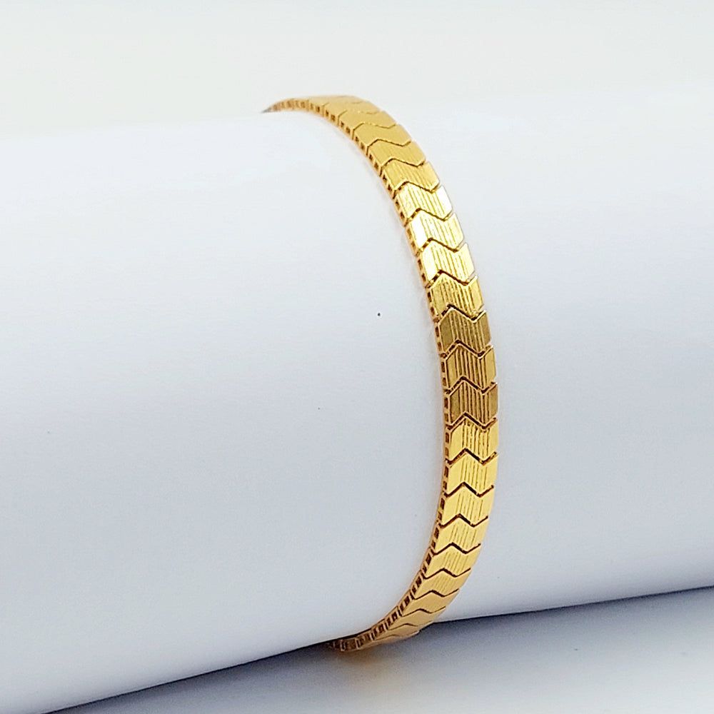 21K اسوارة افعى-مجوهرات الشيخ سعيد-Saeed Jewelry 