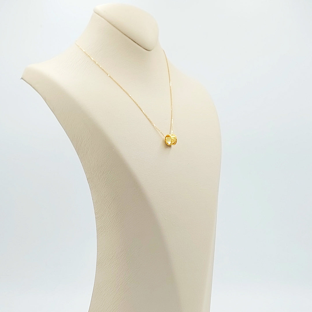 Light Deluxe Necklace Made of 21K Gold by Saeed Jewelry 
