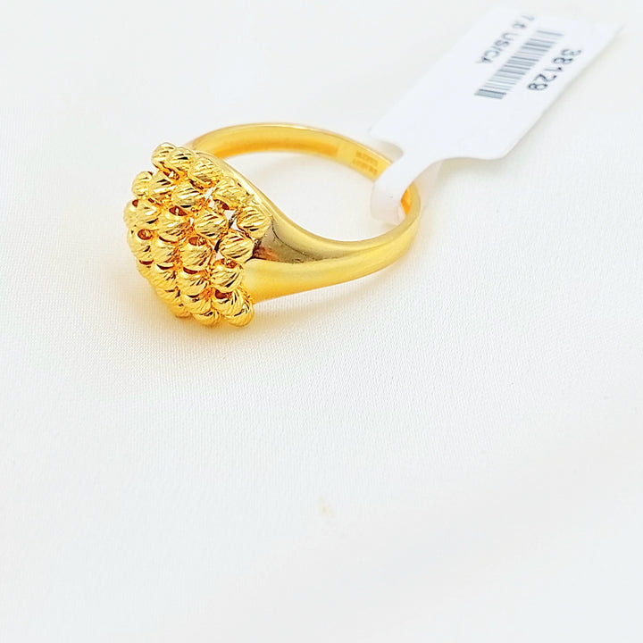 Deluxe Balls Ring Made of 21K Gold by Saeed Jewelry 