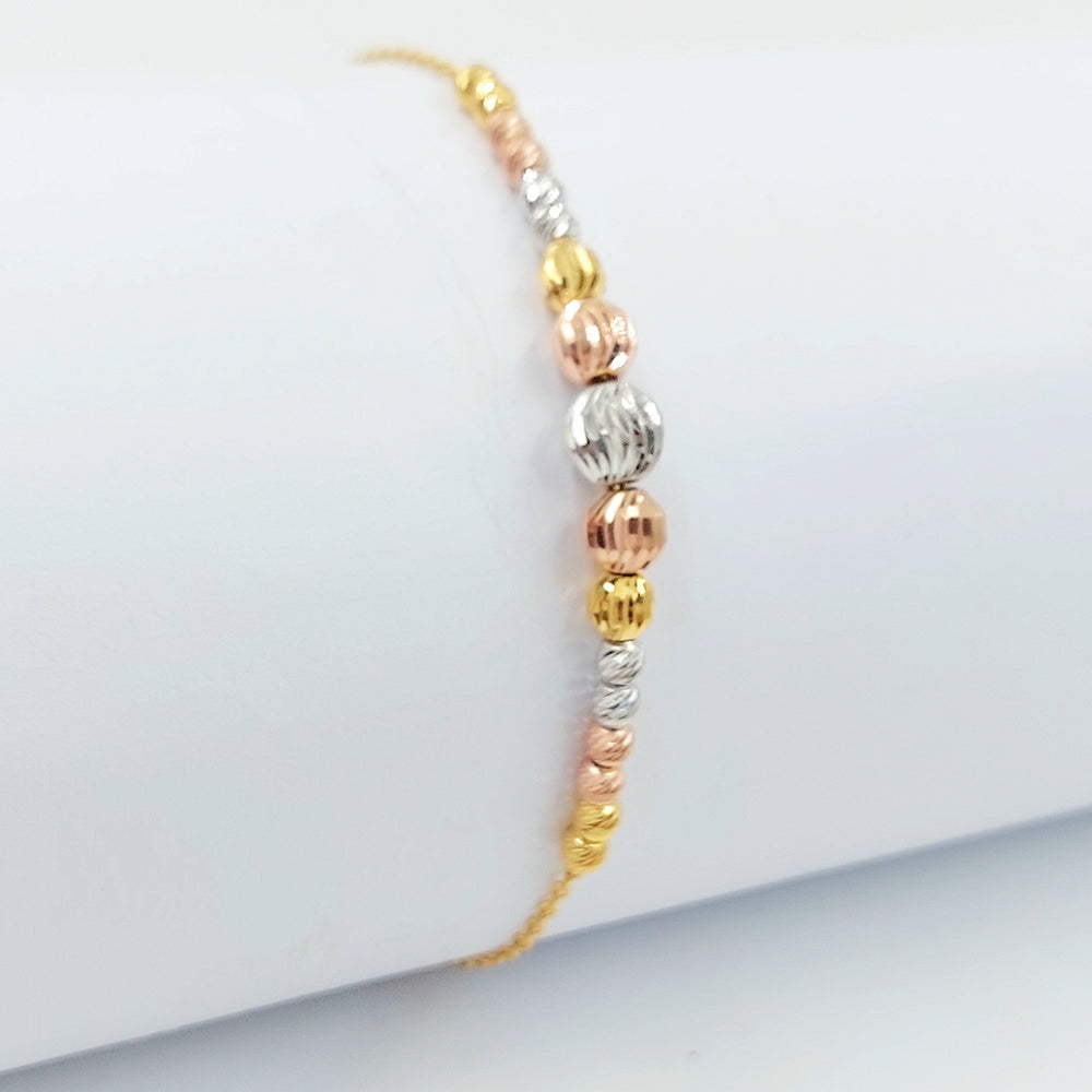 21K اسوارة طابات اكسترا-مجوهرات الشيخ سعيد-Saeed Jewelry 