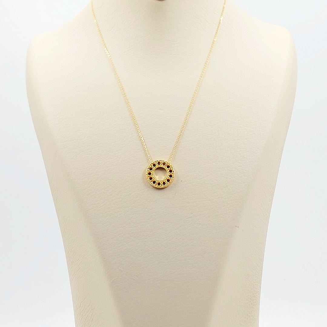 Light Deluxe Necklace Made of 21K Gold by Saeed Jewelry 