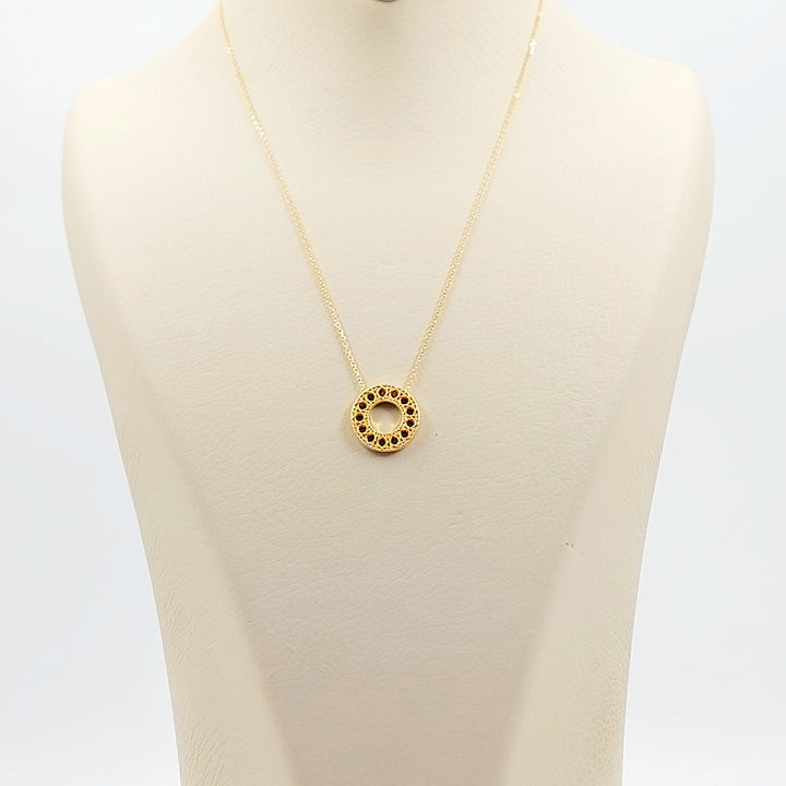 Light Deluxe Necklace Made of 21K Gold by Saeed Jewelry 