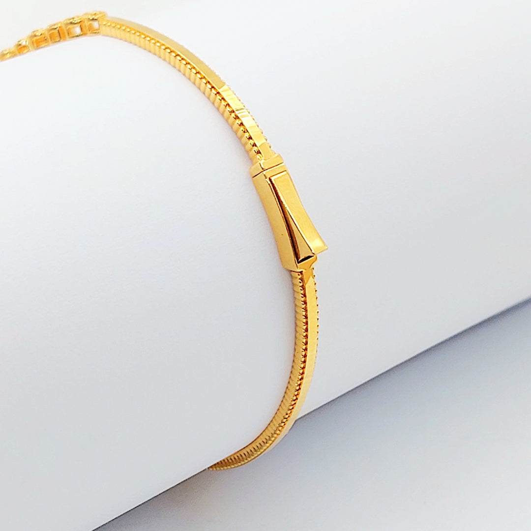 Engraved Bangle Bracelet