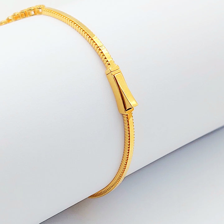 Engraved Bangle Bracelet