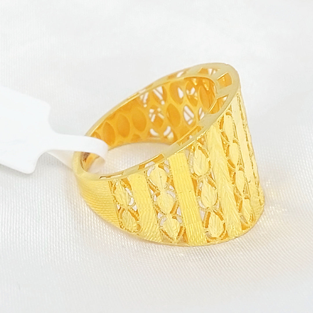 Deluxe Deluxe Ring Made of 21K Gold by Saeed Jewelry 