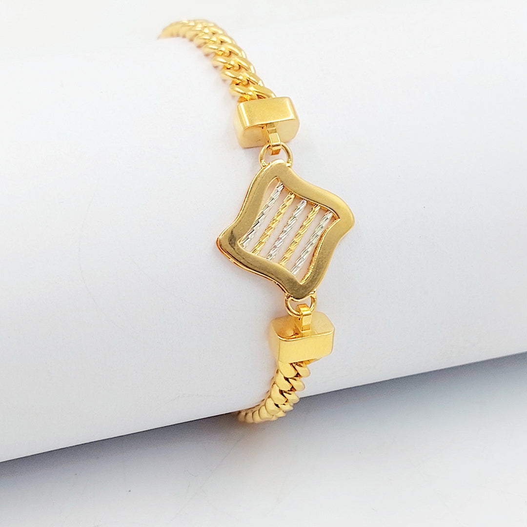 Deluxe Bracelet Made of 21K Gold by Saeed Jewelry 