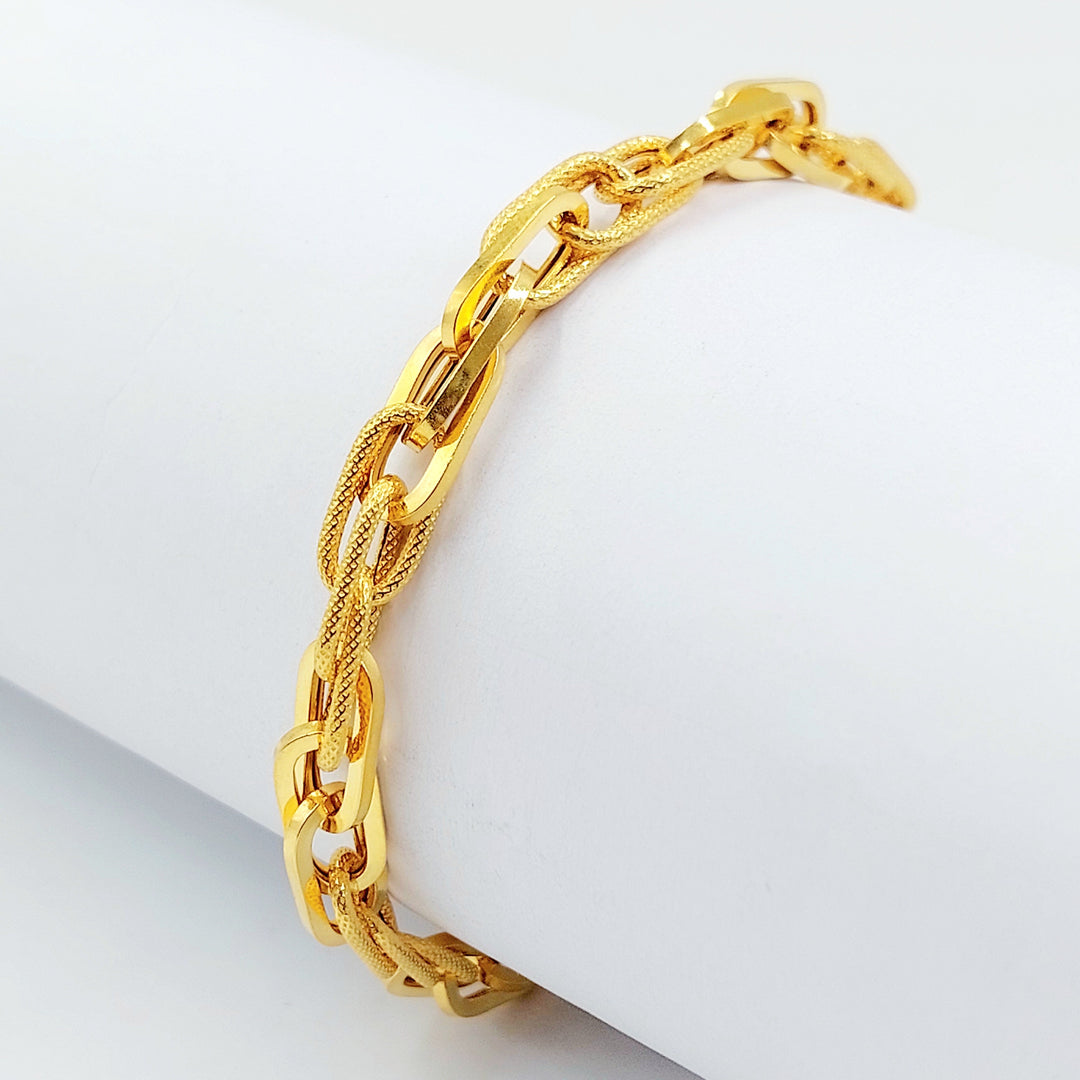 Deluxe Virna Bracelet Made of 21K Gold by Saeed Jewelry 
