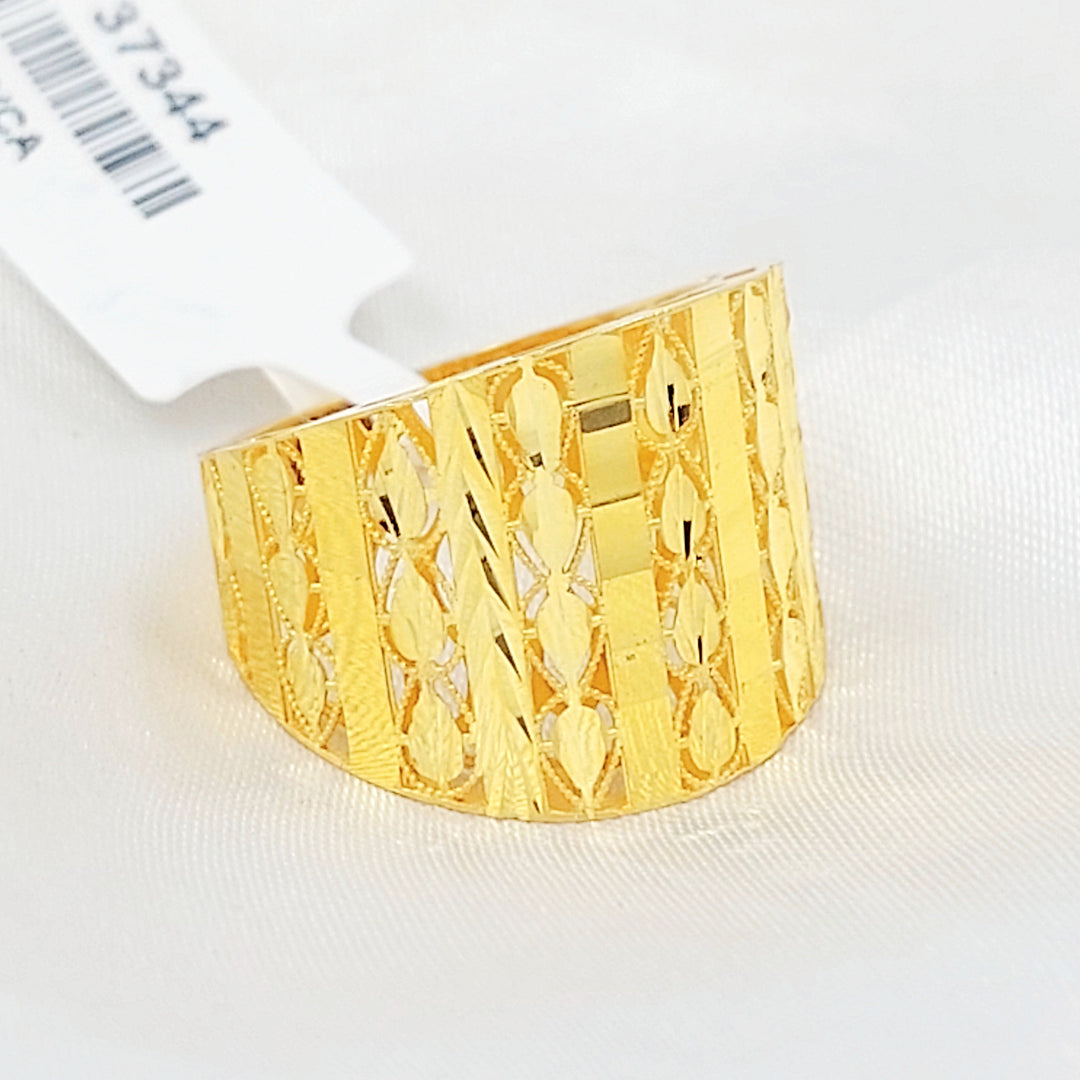 Deluxe Deluxe Ring Made of 21K Gold by Saeed Jewelry 