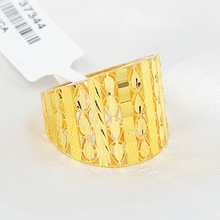 Deluxe Deluxe Ring Made of 21K Gold by Saeed Jewelry 