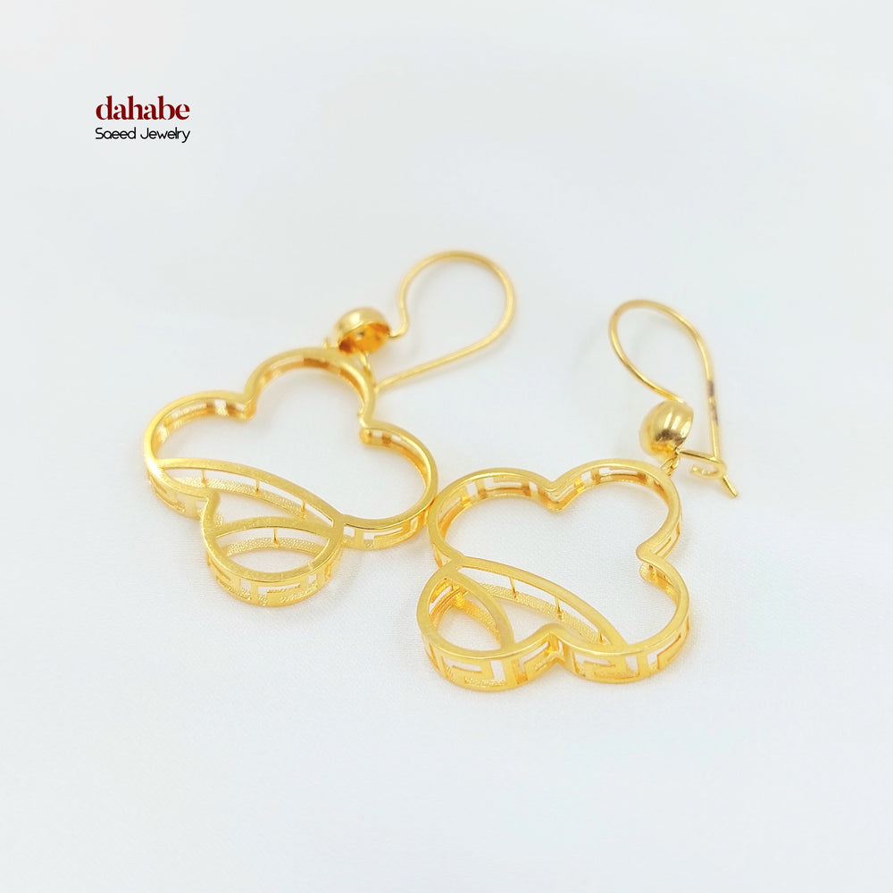 21K حلق شنكل اكسترا-مجوهرات الشيخ سعيد-Saeed Jewelry 
