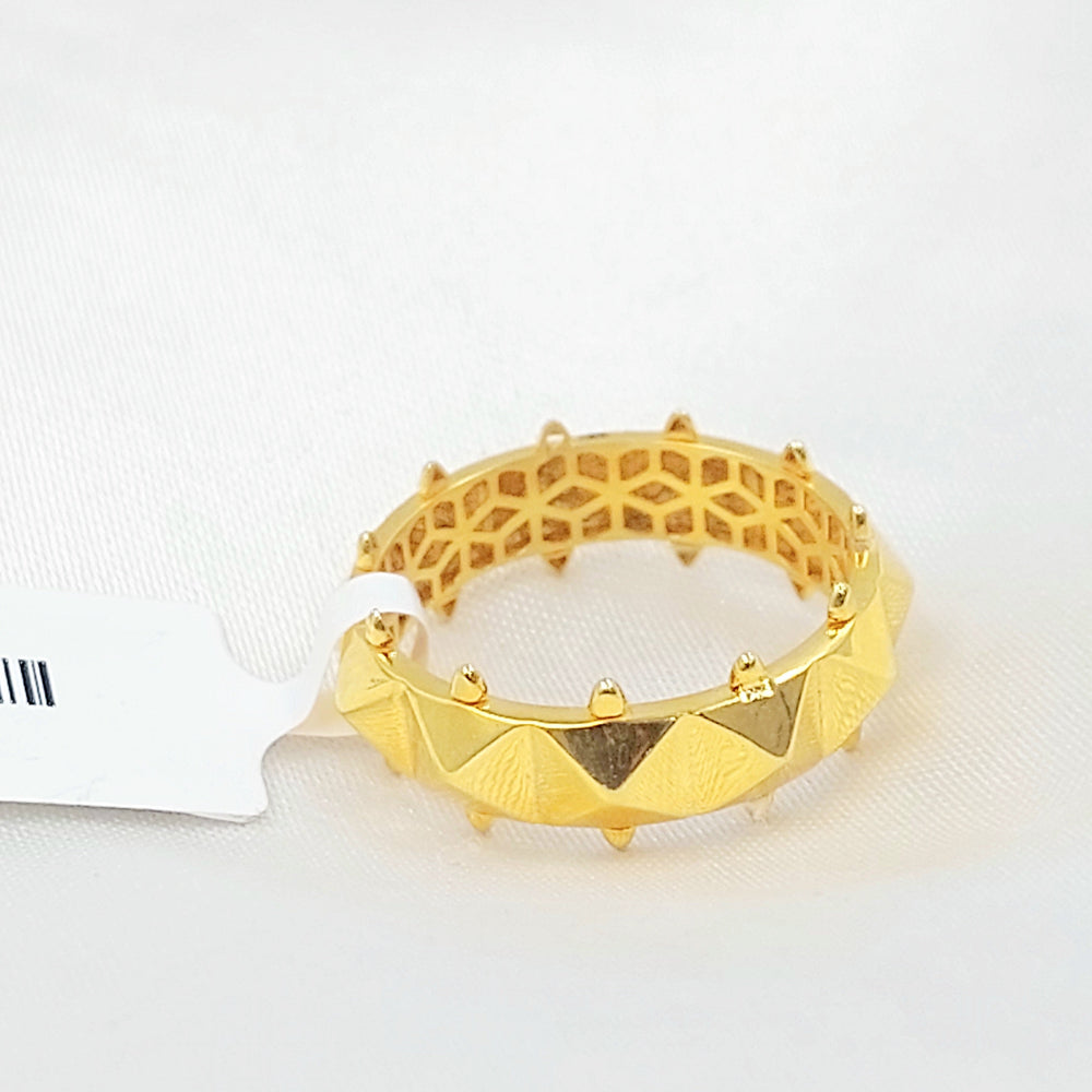 Deluxe Ring Made of 21K Gold by Saeed Jewelry 