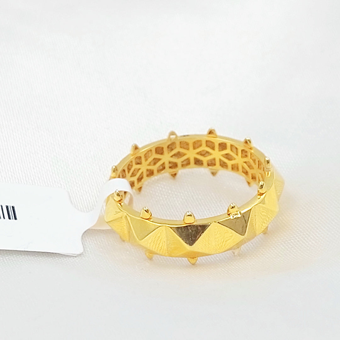 Deluxe Ring Made of 21K Gold by Saeed Jewelry 