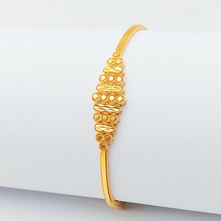 Engraved Bangle Bracelet