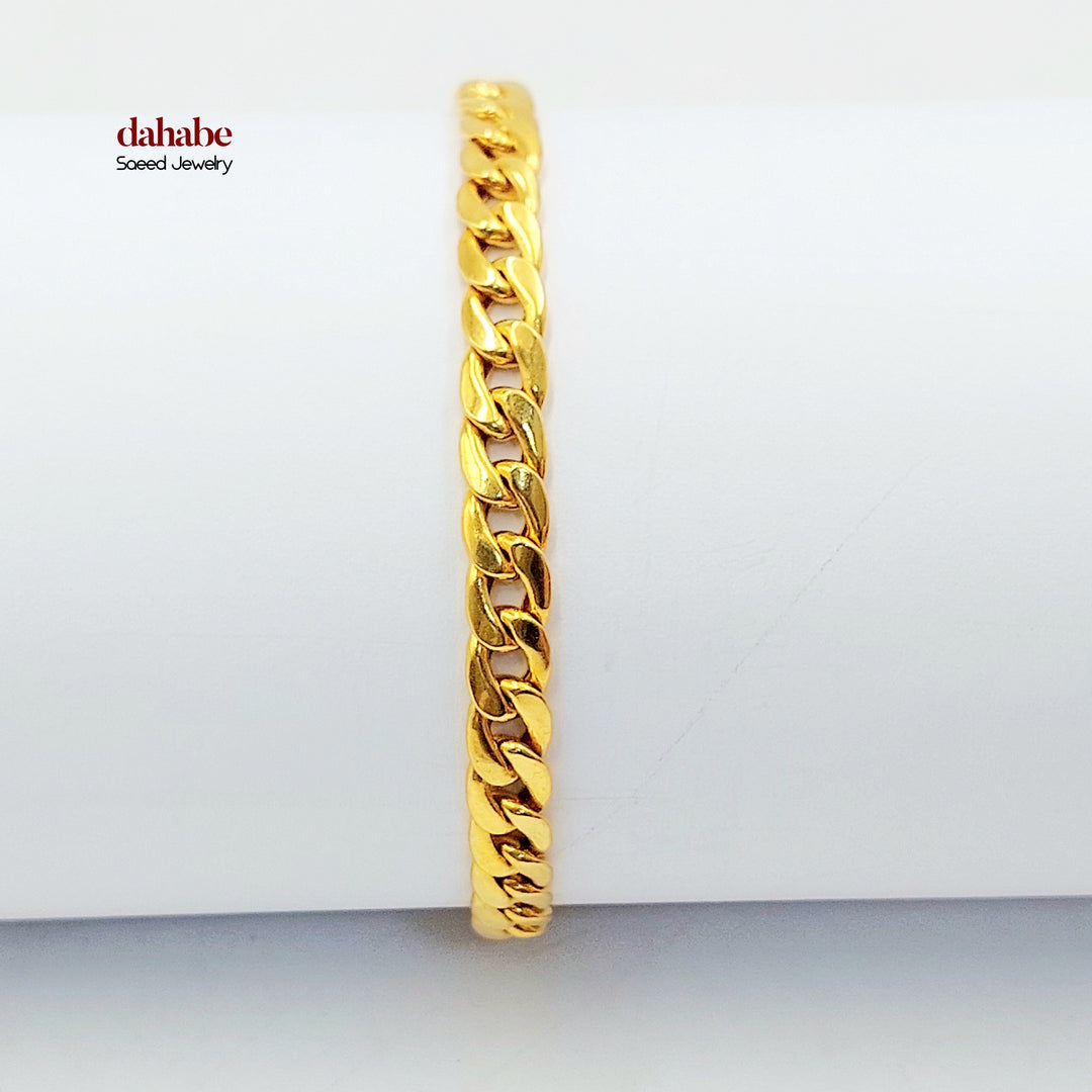 سوار وصلات كوبية ذهب عيار 21