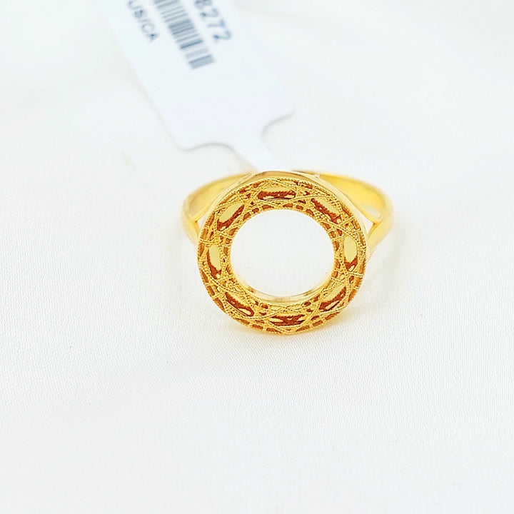 Deluxe Ring Made of 21K Gold by Saeed Jewelry 