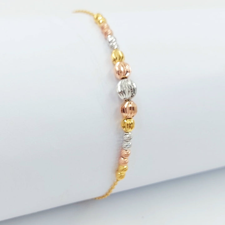 21K اسوارة طابات اكسترا-مجوهرات الشيخ سعيد-Saeed Jewelry 
