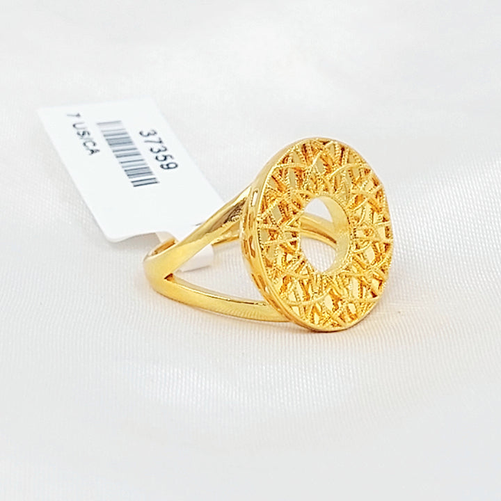 Deluxe Ring Made of 21K Gold by Saeed Jewelry 