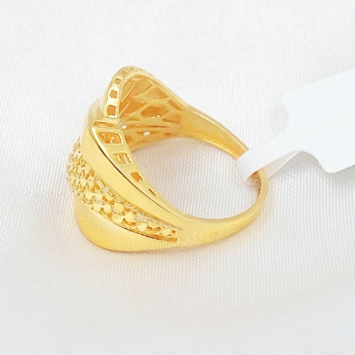 Deluxe Ring Made of 21K Gold by Saeed Jewelry 