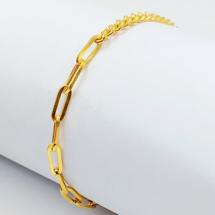 Deluxe Deluxe Bracelet Made of 21K Gold by Saeed Jewelry 