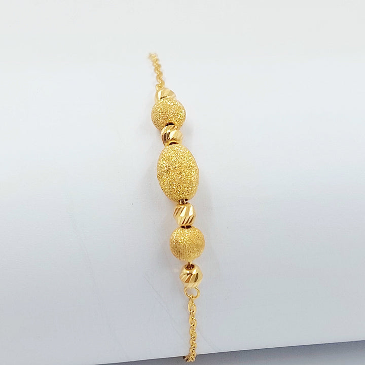 21K اسوارة طابات-مجوهرات الشيخ سعيد-Saeed Jewelry 