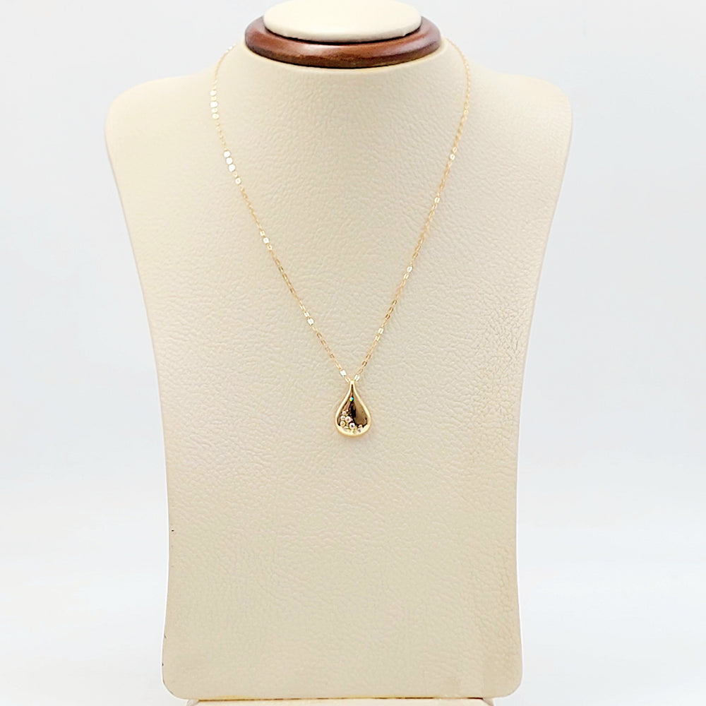 18K عقد اكسترا ناعم-مجوهرات الشيخ سعيد-Saeed Jewelry 