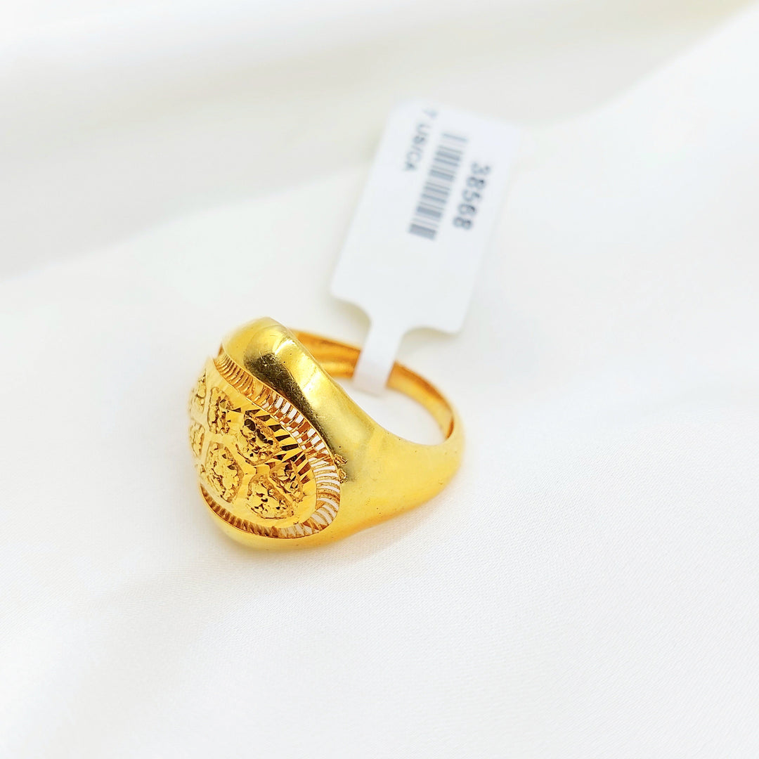 21K Gold Ottoman Signet Ring