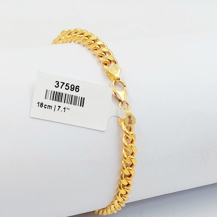 Deluxe Bracelet Made of 21K Gold by Saeed Jewelry 