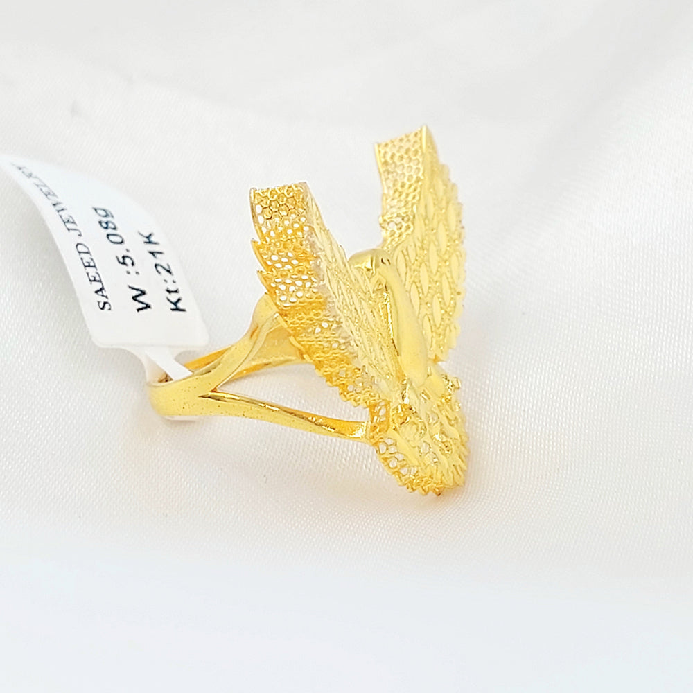 Deluxe Ring Made of 21K Gold by Saeed Jewelry 