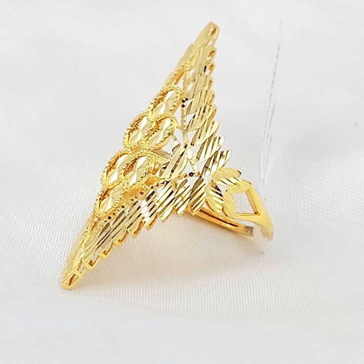 Deluxe Ring Made of 21K Gold by Saeed Jewelry 