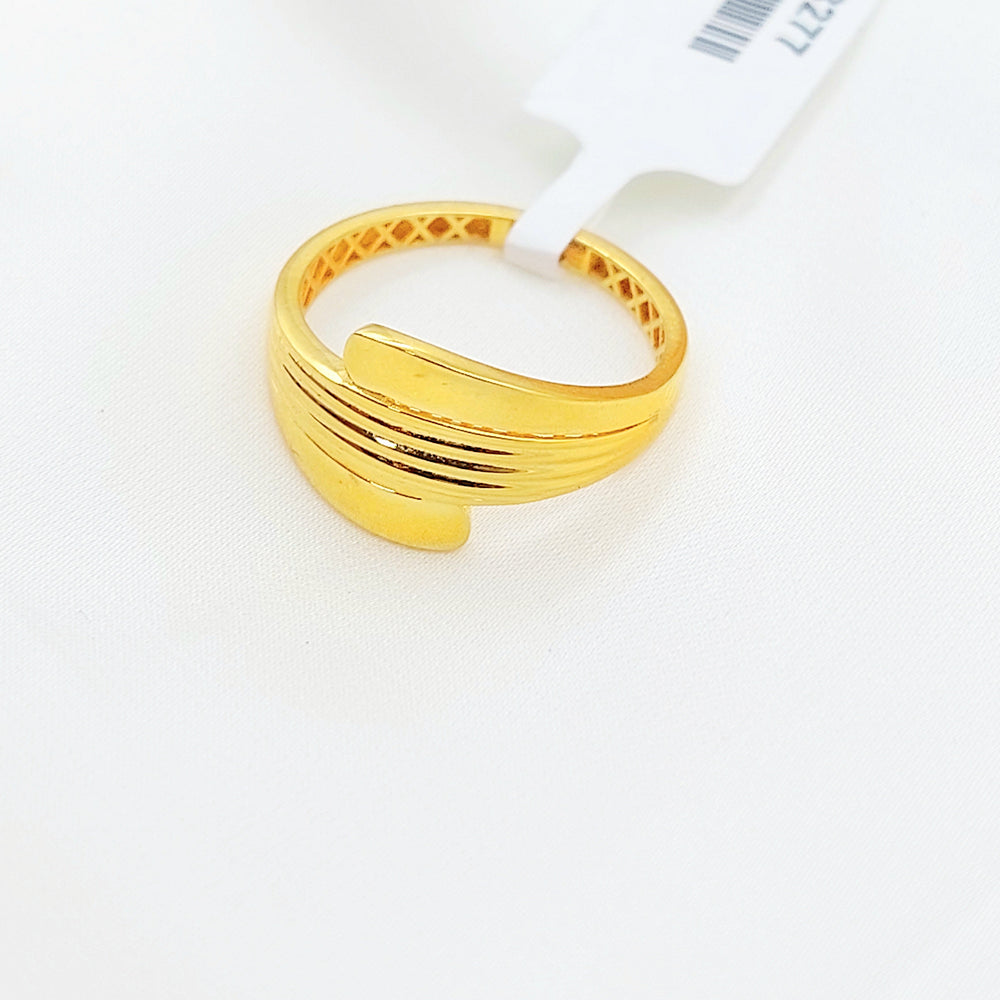 Deluxe Ring Made of 21K Gold by Saeed Jewelry 