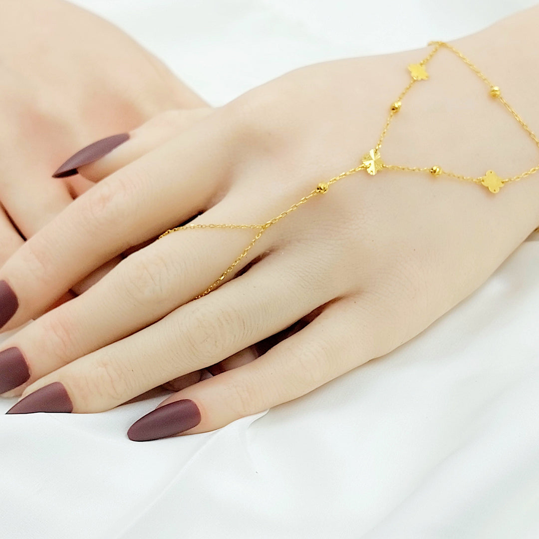 Rose Hand Bracelet