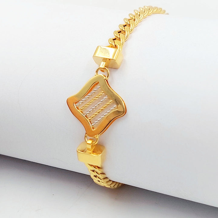 Deluxe Bracelet Made of 21K Gold by Saeed Jewelry 