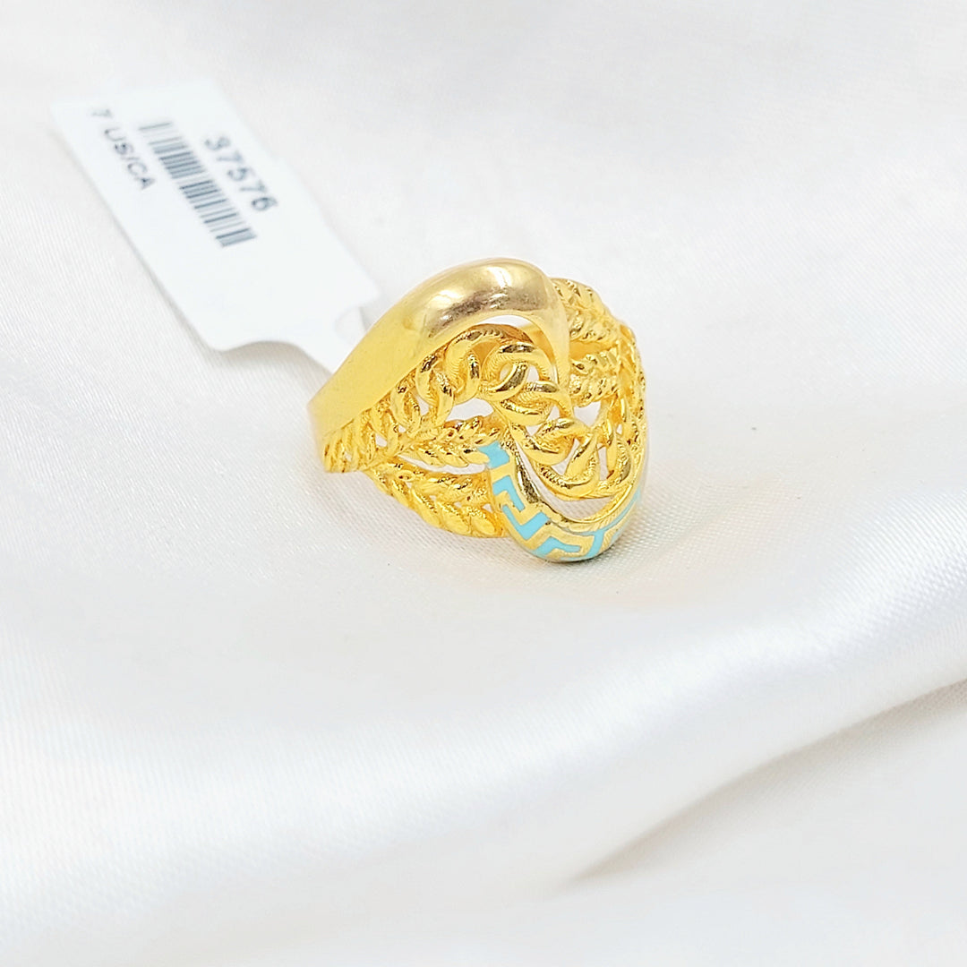 Enameled Deluxe Ring