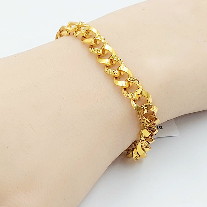 Engraved Cuban Links Bracelet