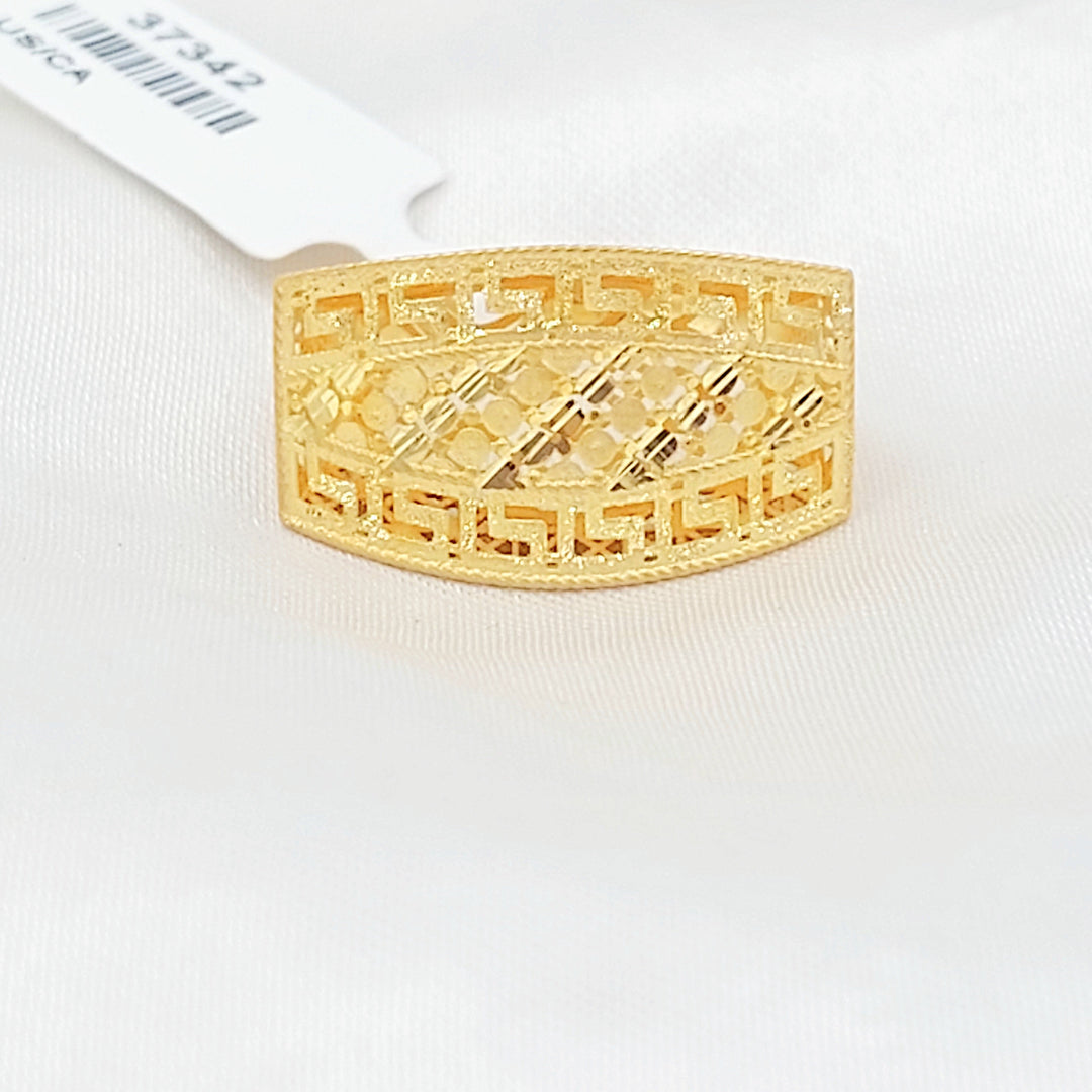 Deluxe Deluxe Ring Made of 21K Gold by Saeed Jewelry 