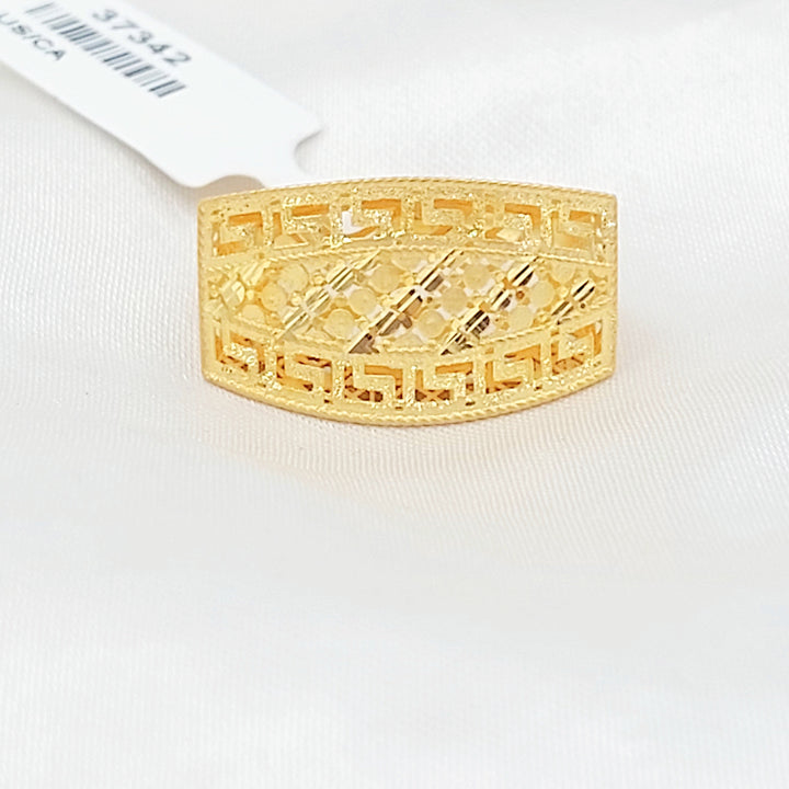 Deluxe Deluxe Ring Made of 21K Gold by Saeed Jewelry 