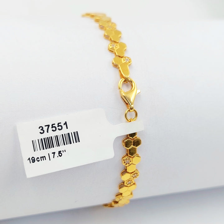 Zircon Studded Deluxe Bracelet