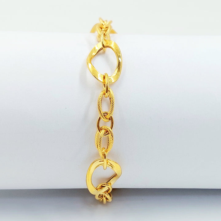 Deluxe Virna Bracelet Made of 21K Gold by Saeed Jewelry 