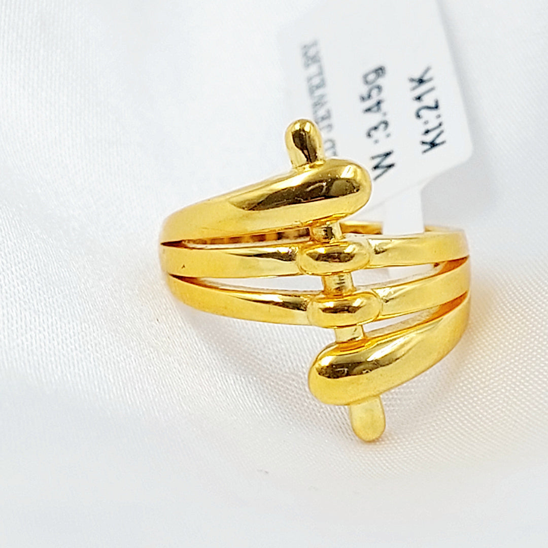 21K خاتم اكسترا-مجوهرات الشيخ سعيد-Saeed Jewelry 