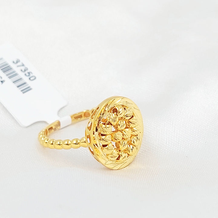 Deluxe Balls Ring Made of 21K Gold by Saeed Jewelry 